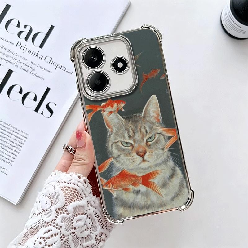 Смешные коты Модный стиль Покрытие Чехол для телефона Для Xiaomi Redmi Note 14 15 Pro Plus 13 12 11 11S 11T 10 9S 9 5G Защита от падения Подушка безопасности C Redmi Note 12 Pro 5G
Смешные коты Модный стиль Покрытие Чехол для телефона Для Xiaomi Redmi Note 14 15 Pro Plus 13 12 11 11S 11T 10 9S 9 5G Защита от падения Подушка безопасности C Redmi Note 12 Pro 5G