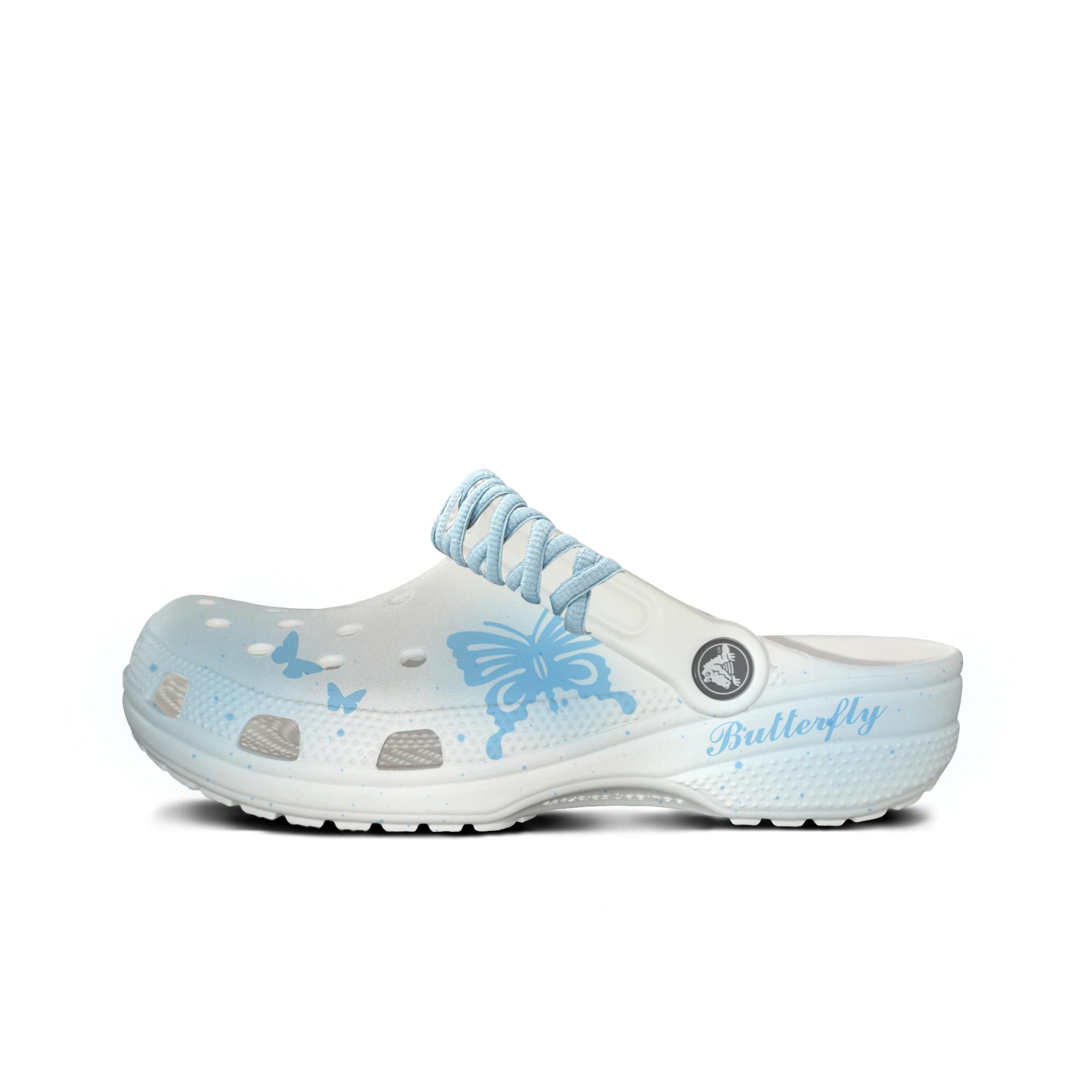 Crocs Classic clog EVA Pure White Butterfly Language Fashionable Elegance Comfortable Romantic Hole Shoes Unisex Blue and White 37-38 светло-синий
Crocs Classic clog EVA Pure White Butterfly Language Fashionable Elegance Comfortable Romantic Hole Shoes Unisex Blue and White 37-38 светло-синий