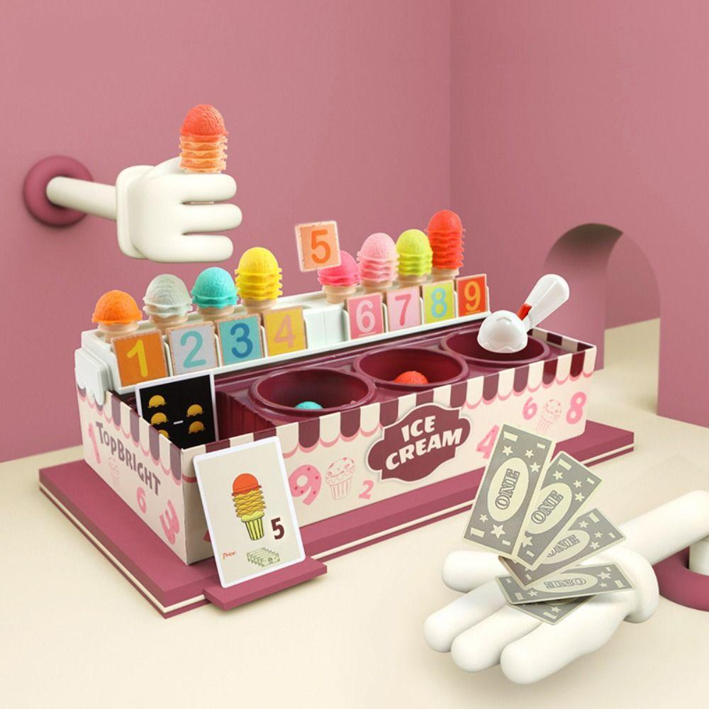Play House Kids Ice Cream Play Set Plastic Math Learning Toy Pretend Play Food Toy Dollhouse 1set
Play House Kids Ice Cream Play Set Plastic Math Learning Toy Pretend Play Food Toy Dollhouse 1set