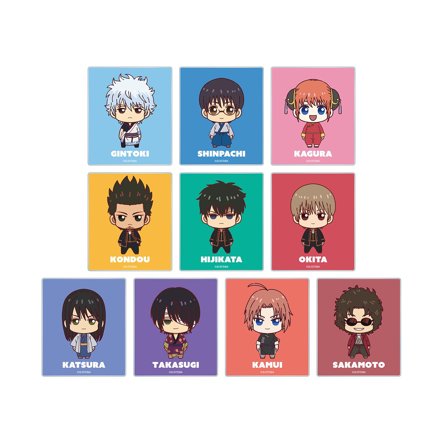 Гинтама Торговый Чоконто! Акриловые карточки, 10 штук
Гинтама Торговый Чоконто! Акриловые карточки, 10 штук