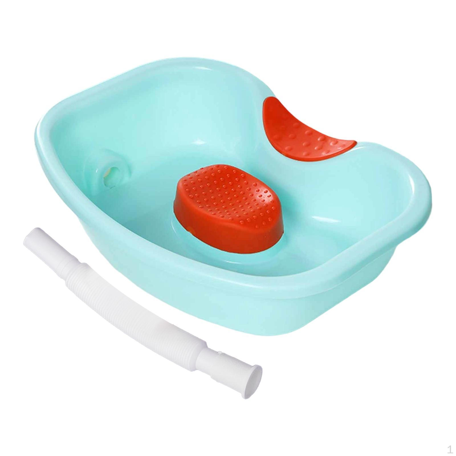 Миска для миття волосся з дренажною трубою та шлангом для використання біля ліжка зелений
Миска для миття волосся з дренажною трубою та шлангом для використання біля ліжка зелений