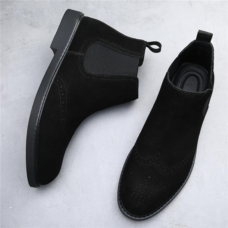 Luxury Men Retro Ankle Boots Designer Office Formal Dress Shoes Men s Dress Boots for Men Pointed Toe Boots Casual Botas Hombre 38 чёрный
Luxury Men Retro Ankle Boots Designer Office Formal Dress Shoes Men s Dress Boots for Men Pointed Toe Boots Casual Botas Hombre 38 чёрный