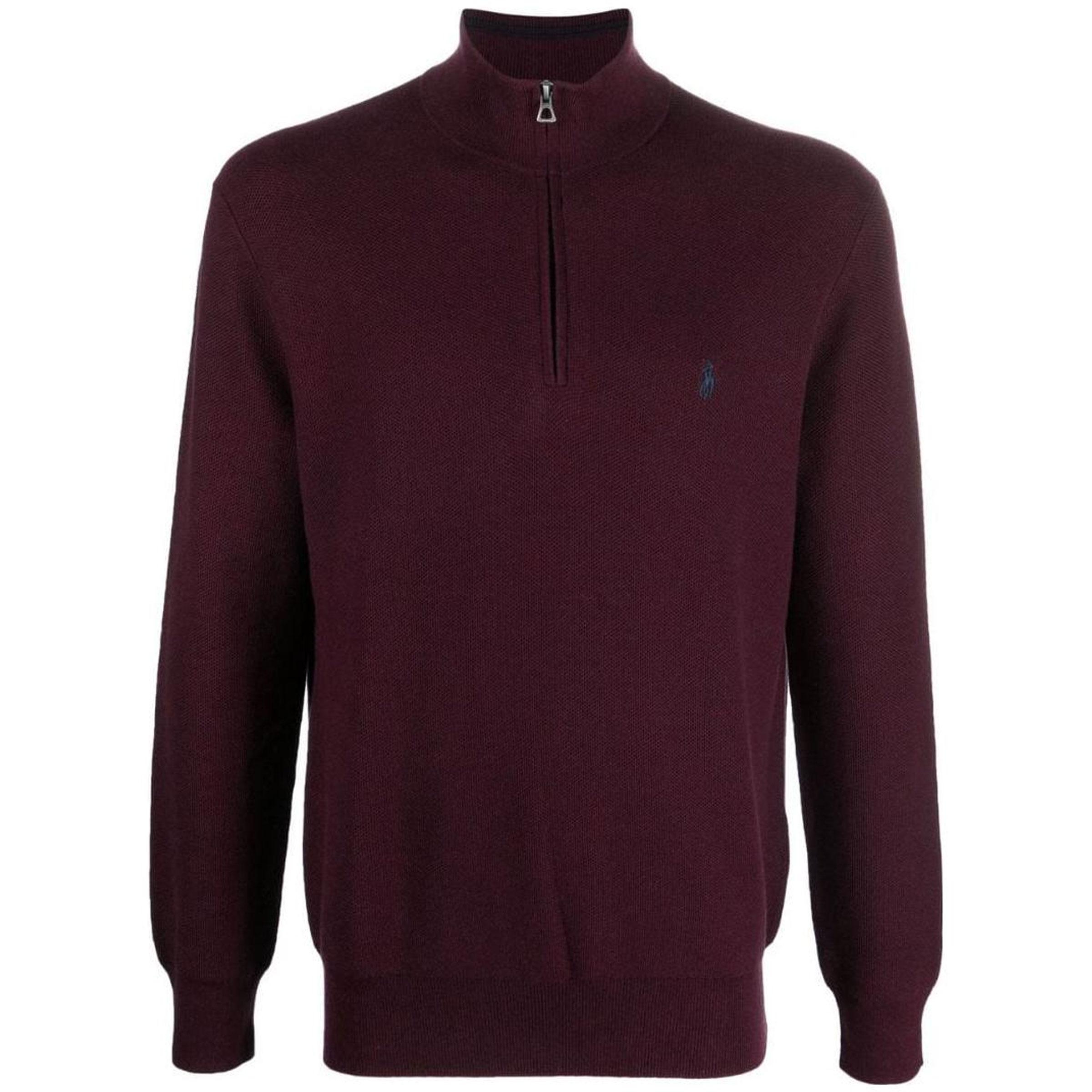 Polo Ralph Lauren Solid Color Zip High Neck Sweater Men sweater Burgundy 710888900-005 S
Polo Ralph Lauren Solid Color Zip High Neck Sweater Men sweater Burgundy 710888900-005 S