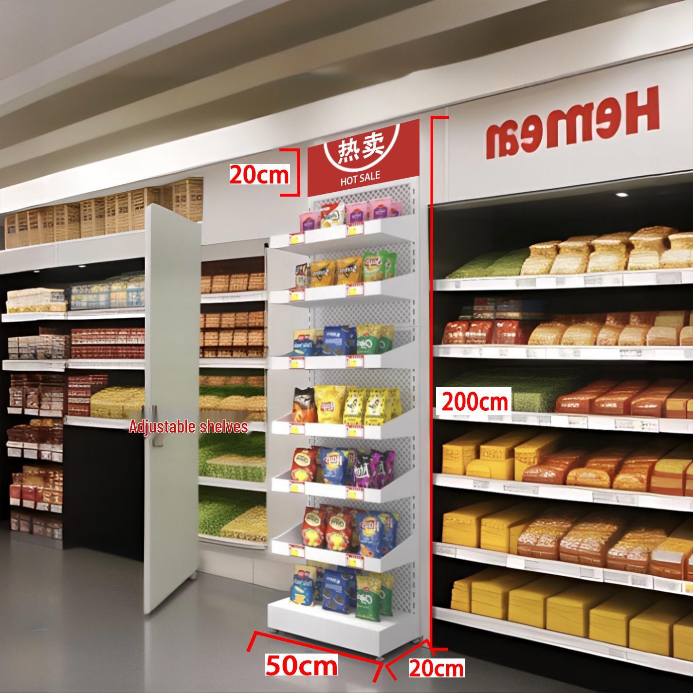 Компактна багатоярусна стійка для снеків та напоїв для магазинів формату «біля дому»
Компактна багатоярусна стійка для снеків та напоїв для магазинів формату «біля дому»