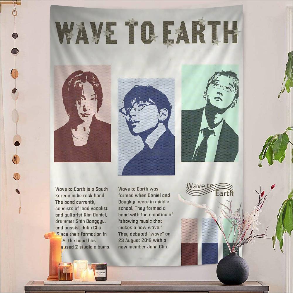 WWave To Earth Band Hanging Bohemian Tapestry Hanging Tarot Hippie Wall Rugs Dorm Home Decor 74x94cm(29x37in)
WWave To Earth Band Hanging Bohemian Tapestry Hanging Tarot Hippie Wall Rugs Dorm Home Decor 74x94cm(29x37in)