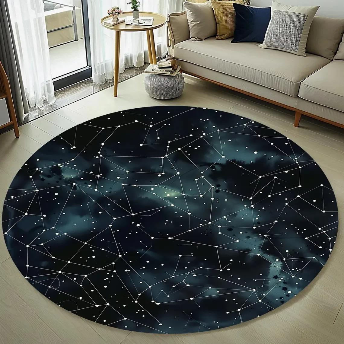 Black Hole Nebula Round Area Rug Material Cosmic Theme Modern Home Decor Carpet Minimalist Soft Non-slip Floor Mat 60cmx60cm
Black Hole Nebula Round Area Rug Material Cosmic Theme Modern Home Decor Carpet Minimalist Soft Non-slip Floor Mat 60cmx60cm