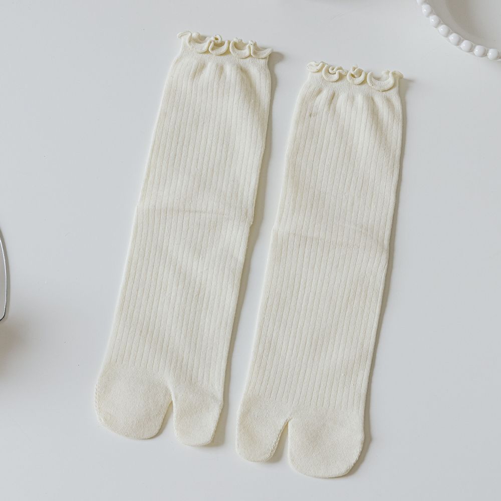 Cotton Ruffles Candy Color Split Toe Hosiery Two Finger Socks Middle Tube Socks Two Toe Socks молочный белый
Cotton Ruffles Candy Color Split Toe Hosiery Two Finger Socks Middle Tube Socks Two Toe Socks молочный белый