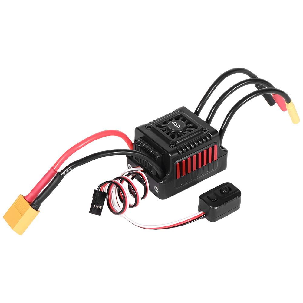For 1/10 1:10 RC Car Truck Brushless Speed Controller 45A /60A ESC Brushless Motor 2-3S Waterproof Electric ESC RC Upgrade Tools
For 1/10 1:10 RC Car Truck Brushless Speed Controller 45A /60A ESC Brushless Motor 2-3S Waterproof Electric ESC RC Upgrade Tools