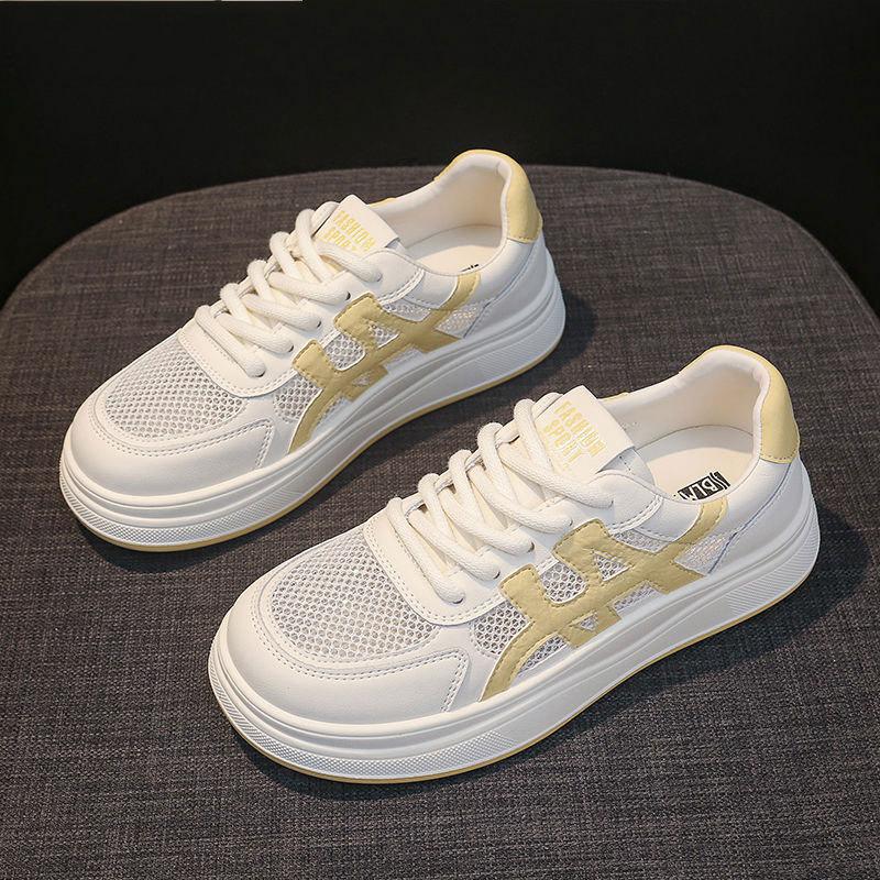 Thick-soled heightening little white shoes women s 2025 new summer breathable mesh versatile casual sports shoes junior high school board shoes 40 жёлтый
Thick-soled heightening little white shoes women s 2025 new summer breathable mesh versatile casual sports shoes junior high school board shoes 40 жёлтый