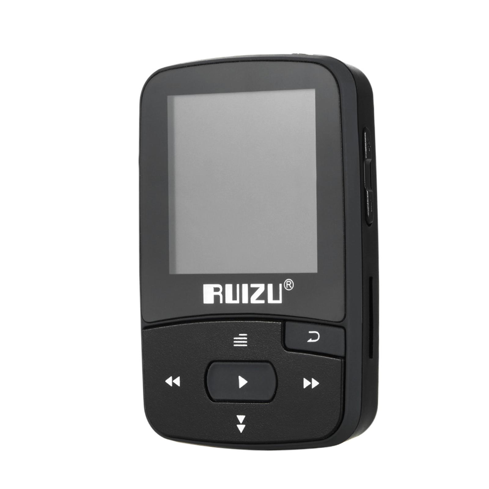 RUIZU X50 8 ГБ 1,5 дюйма MP3 MP4-плеер Hi-Fi качество звука без потерь BT Шагомер TF-карта FM-радио Запись электронная книга Календарь времени