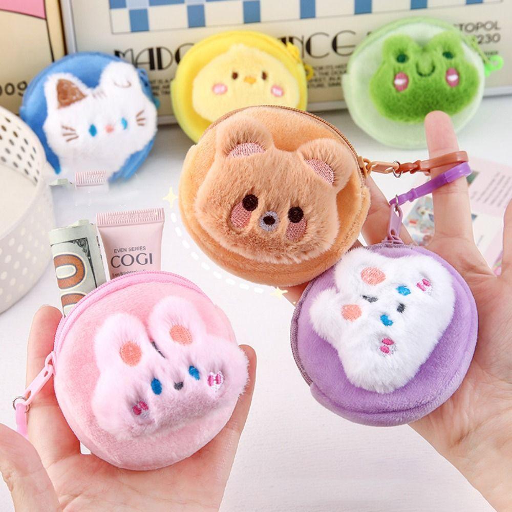 Soft Animal Money Bag Mini Headphone Bag Portable Cartoon Plush Coin Purse Girls style 4
Soft Animal Money Bag Mini Headphone Bag Portable Cartoon Plush Coin Purse Girls style 4