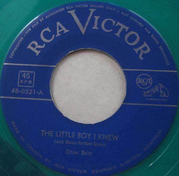 7inch Record ELTON BRITT Little Boy I Knew Dont Ever Be A 480521 RCA 1952 Canada World Music Used
7inch Record ELTON BRITT Little Boy I Knew Dont Ever Be A 480521 RCA 1952 Canada World Music Used