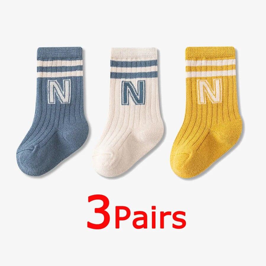 3 Pairs Baby Letter Socks Knit Soft Cotton Sock Kids Long Knee High Socks Infant Toddler Baby Boys Girls Cute Stripe Socks 0-1Years(S)
3 Pairs Baby Letter Socks Knit Soft Cotton Sock Kids Long Knee High Socks Infant Toddler Baby Boys Girls Cute Stripe Socks 0-1Years(S)