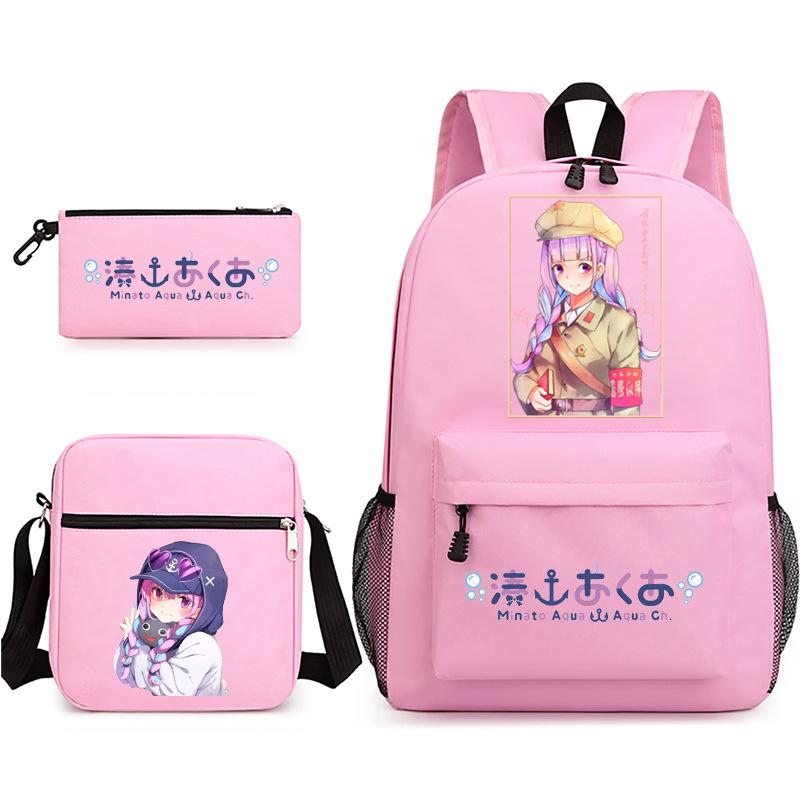 Three-piece schoolbag for primary and secondary school students to make up Akua backpack School bag 3-piece set
Three-piece schoolbag for primary and secondary school students to make up Akua backpack School bag 3-piece set