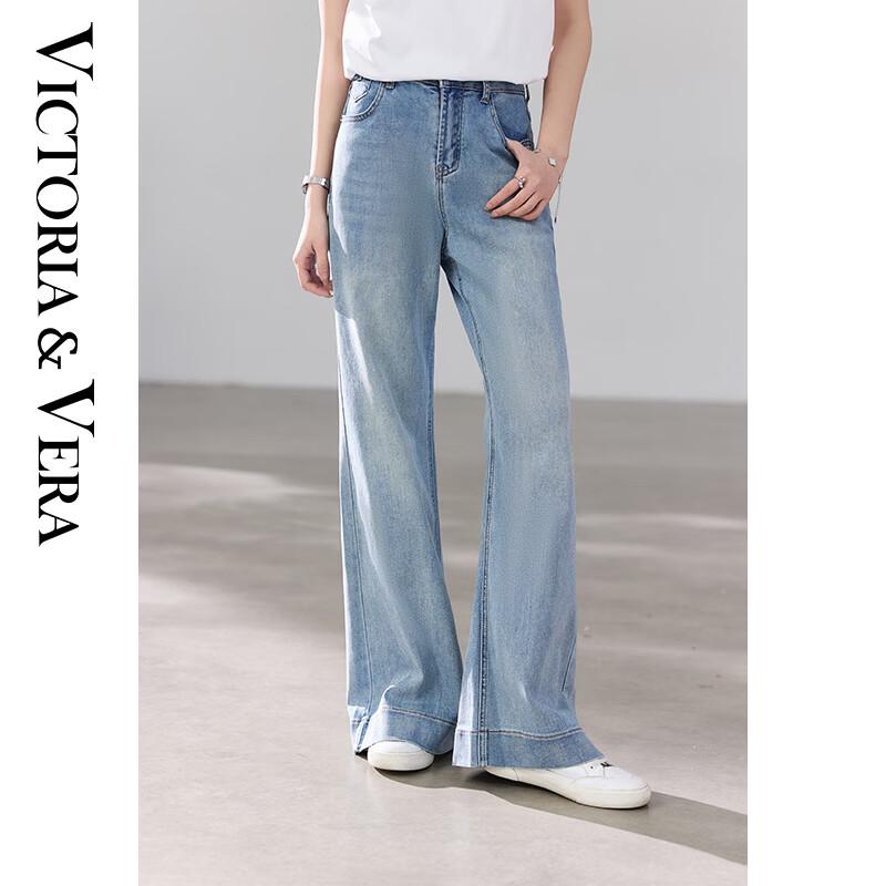 VICTORIA&VERA Women s High-Waist Flared Denim Jeans S
VICTORIA&VERA Women s High-Waist Flared Denim Jeans S