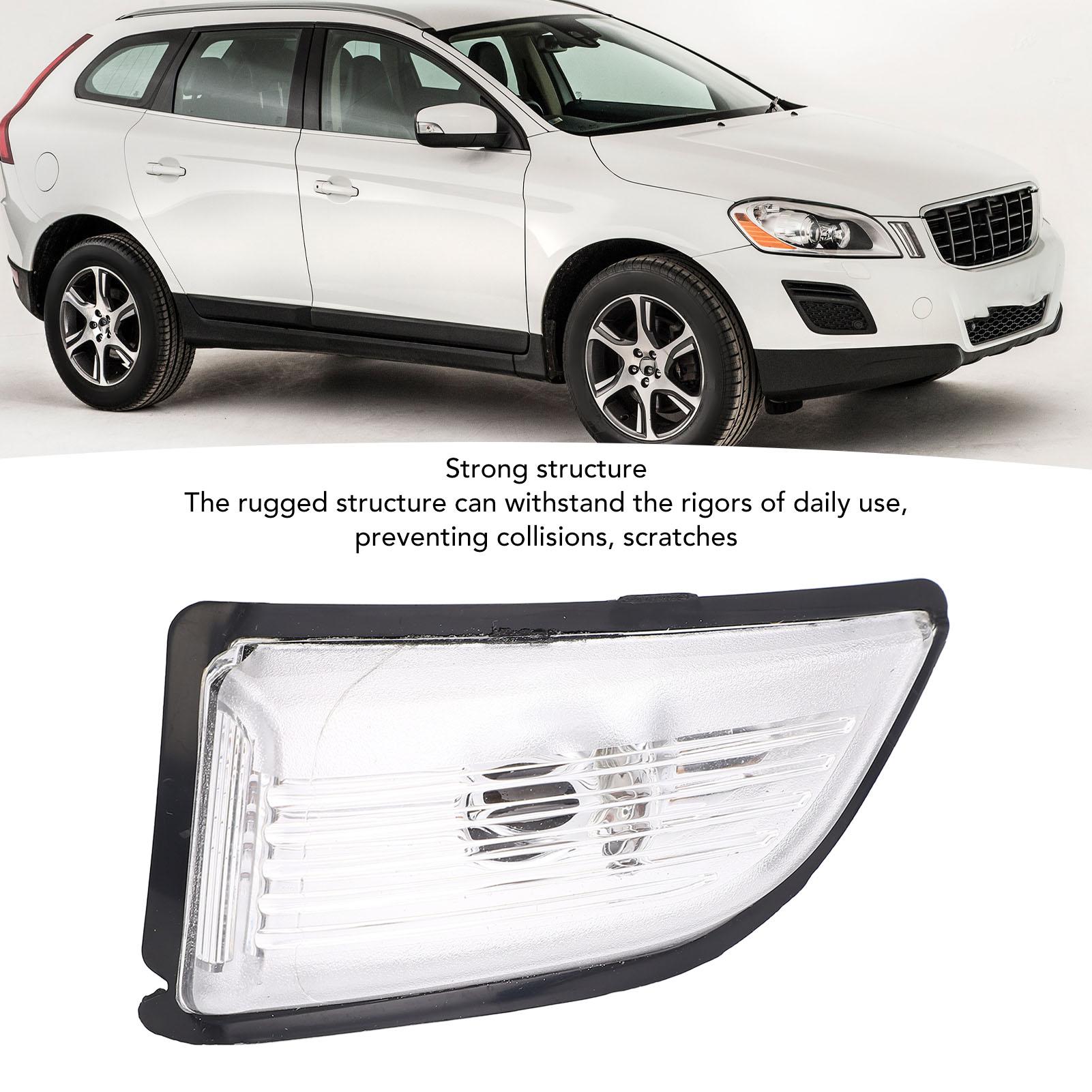 Wing Mirror Indicator Light Lens ABS PC Exterior Rearview Side Mirror Turn Light Cover Lamp Shells for XC60 2008 to 2013 Left, 31217288
Wing Mirror Indicator Light Lens ABS PC Exterior Rearview Side Mirror Turn Light Cover Lamp Shells for XC60 2008 to 2013 Left, 31217288