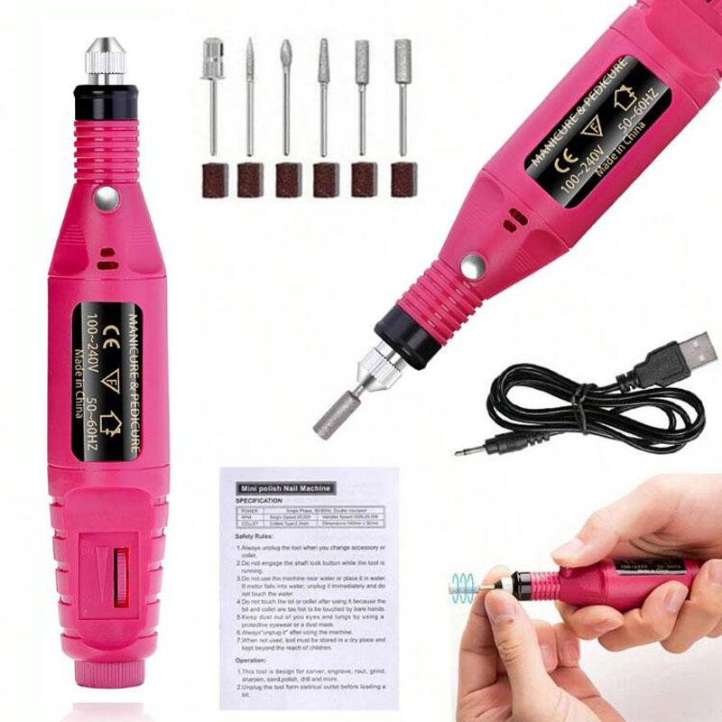 Portable Electric Manicure Art Pen Electric Nail Grinder Nail Efile Nail Drill Pen Manicure Machine Kit Salon Home Use H
Portable Electric Manicure Art Pen Electric Nail Grinder Nail Efile Nail Drill Pen Manicure Machine Kit Salon Home Use H