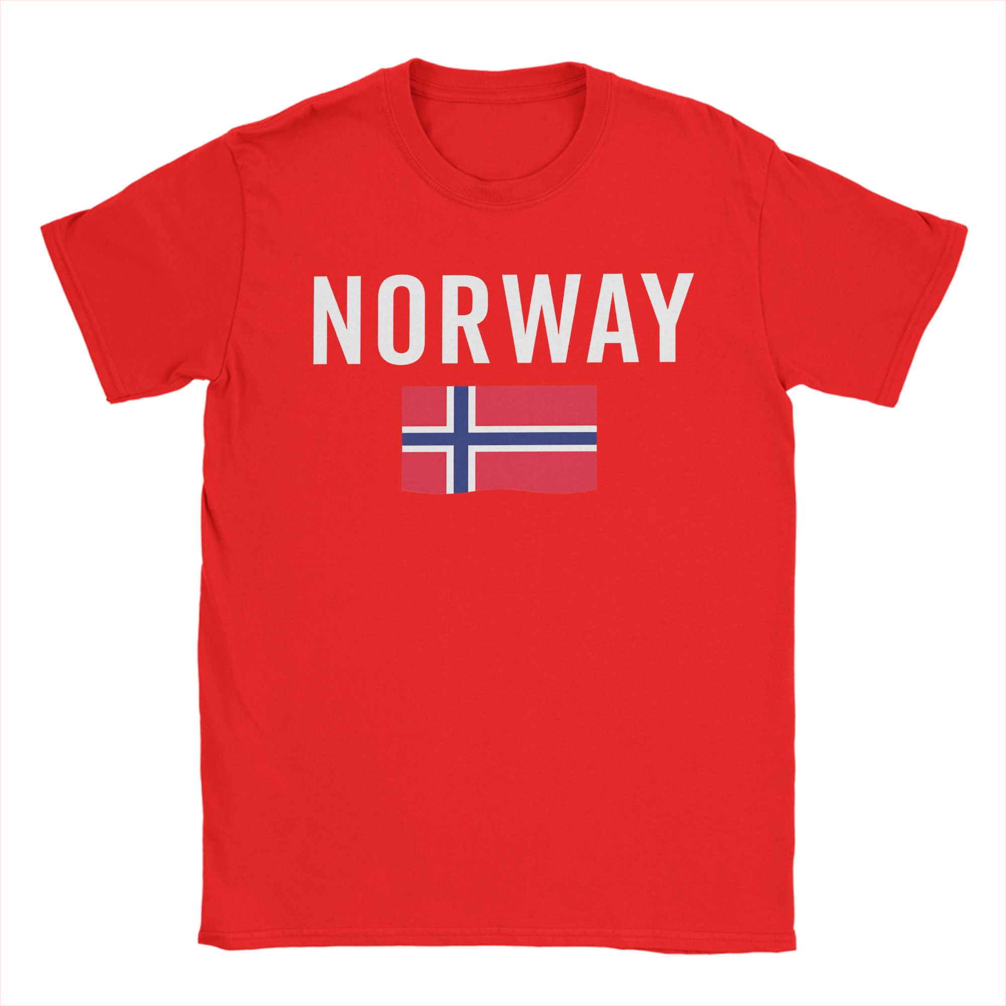 Leisure Flag Of Norway TShirt Unisex Crewneck Cotton T Shirts Short Sleeve Tee Shirt Original Clothing S
Leisure Flag Of Norway TShirt Unisex Crewneck Cotton T Shirts Short Sleeve Tee Shirt Original Clothing S