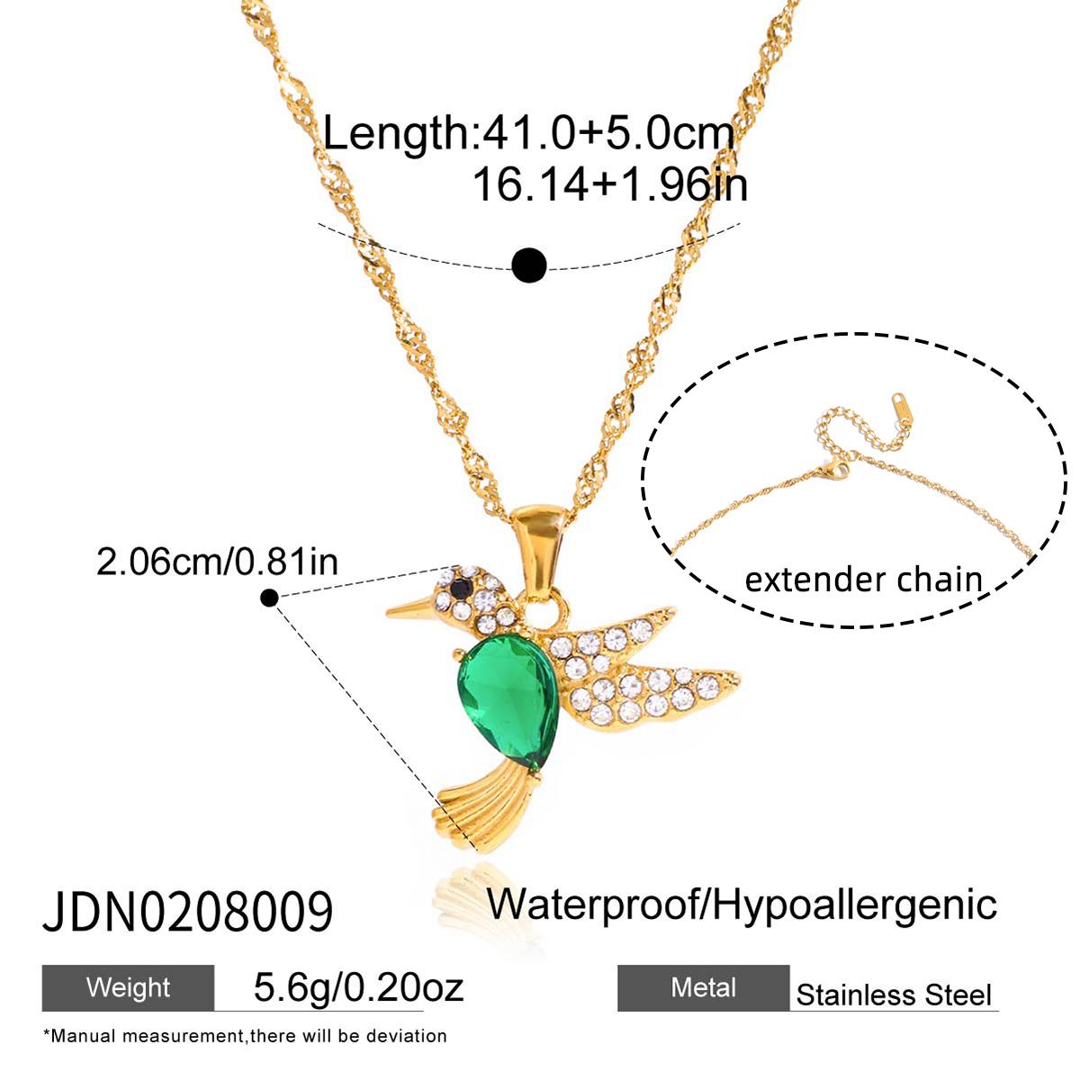 Youthway Cute Zircon Little Bird Pendant Necklace For Women Gold Plated Stainless Steel Necklace Fashion Jewelry Girls Gift
Youthway Cute Zircon Little Bird Pendant Necklace For Women Gold Plated Stainless Steel Necklace Fashion Jewelry Girls Gift