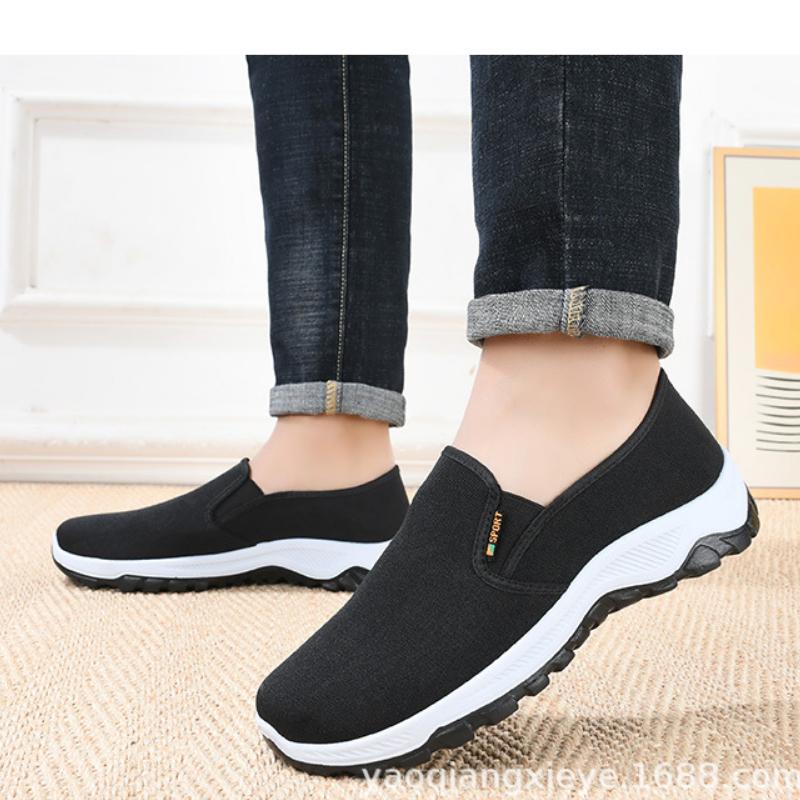 Men s Shoes Breathable Canvas Spring Walking Shoes Non-Slip Wear-Resistant Soft Sole Comfort Lightweight Chinese Style 39
Men s Shoes Breathable Canvas Spring Walking Shoes Non-Slip Wear-Resistant Soft Sole Comfort Lightweight Chinese Style 39
