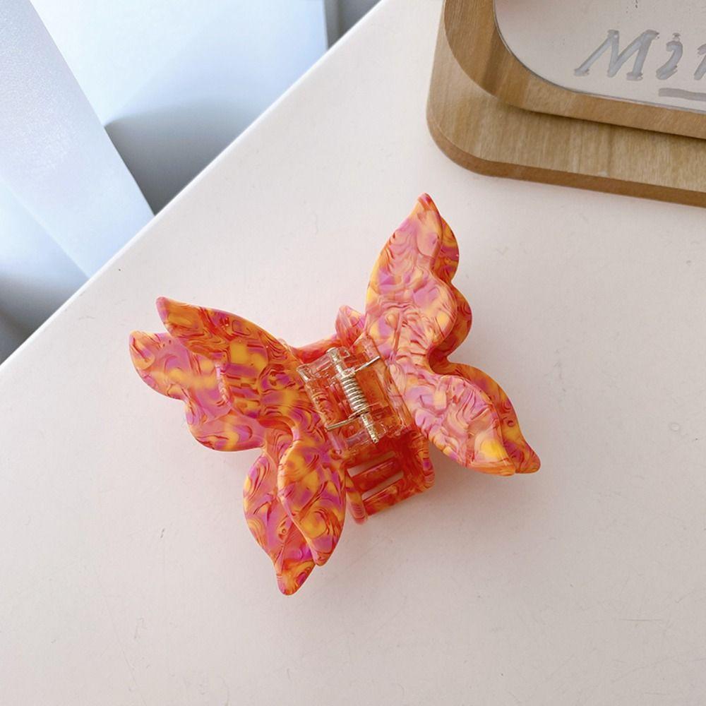 Illusory Color Double Layer Butterfly Hair Claw Retro Korean Style Shark Clip Daily style4
Illusory Color Double Layer Butterfly Hair Claw Retro Korean Style Shark Clip Daily style4
