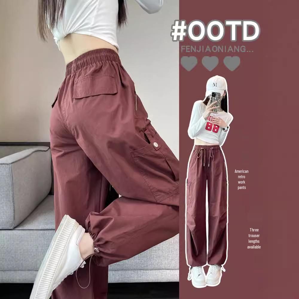American Retro Wine Red Women s Jumpsuit - Spring/Autumn Jazz Trend High Street Dance Pants L
American Retro Wine Red Women s Jumpsuit - Spring/Autumn Jazz Trend High Street Dance Pants L