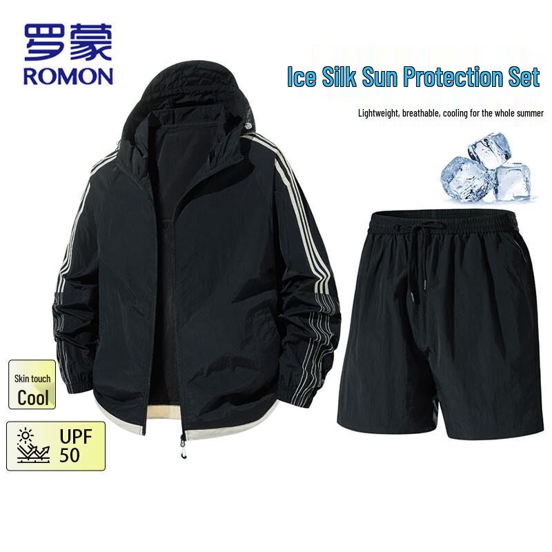 ROMON Men s Summer UV Protection Skin Jacket & Shorts Set XL
ROMON Men s Summer UV Protection Skin Jacket & Shorts Set XL