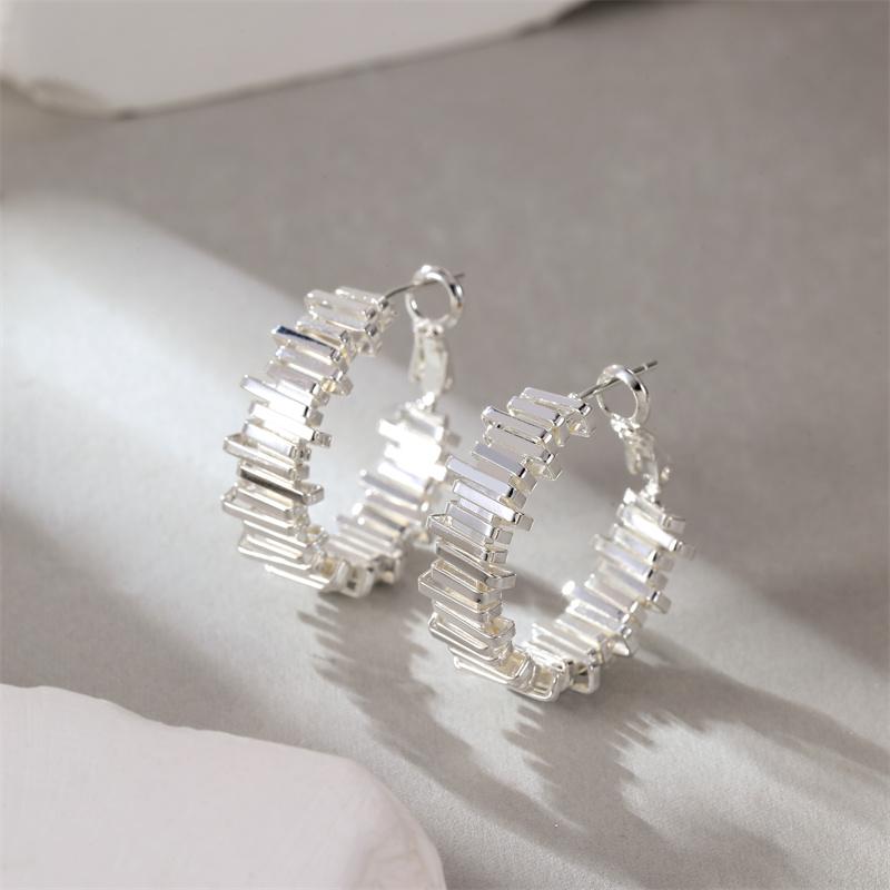 European and American Metal Irregular Round Gold Color Hoop Earrings 2026 Fashion Jewelry Goth Accessories for Women and Girls серебряный
European and American Metal Irregular Round Gold Color Hoop Earrings 2026 Fashion Jewelry Goth Accessories for Women and Girls серебряный