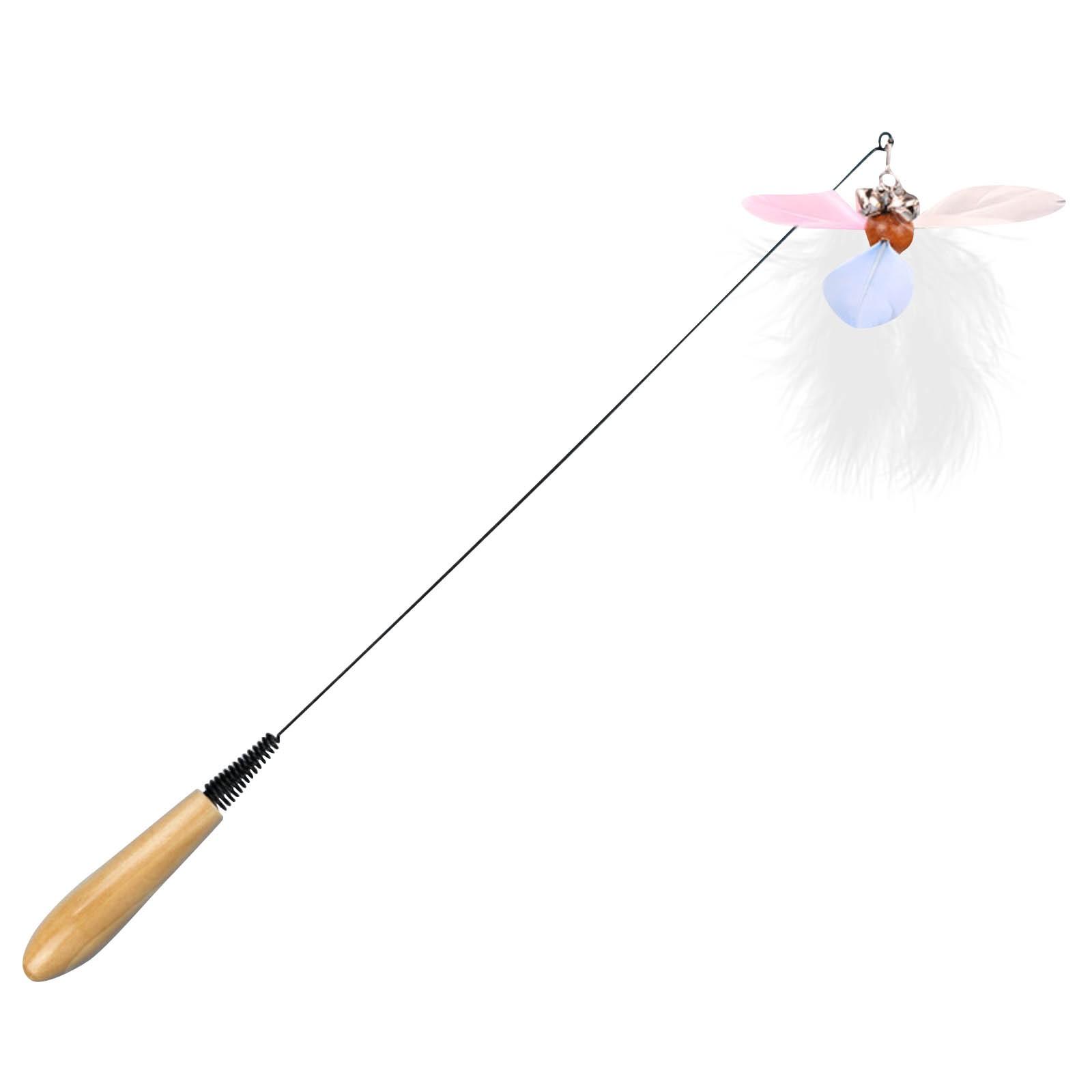 Забавная кошачья палка для соревнований, деревянная ручка, весенняя забавная интерактивная игрушка для кота со сменной головой колокольчика из перьев One Size разноцветный
Забавная кошачья палка для соревнований, деревянная ручка, весенняя забавная интерактивная игрушка для кота со сменной головой колокольчика из перьев One Size разноцветный