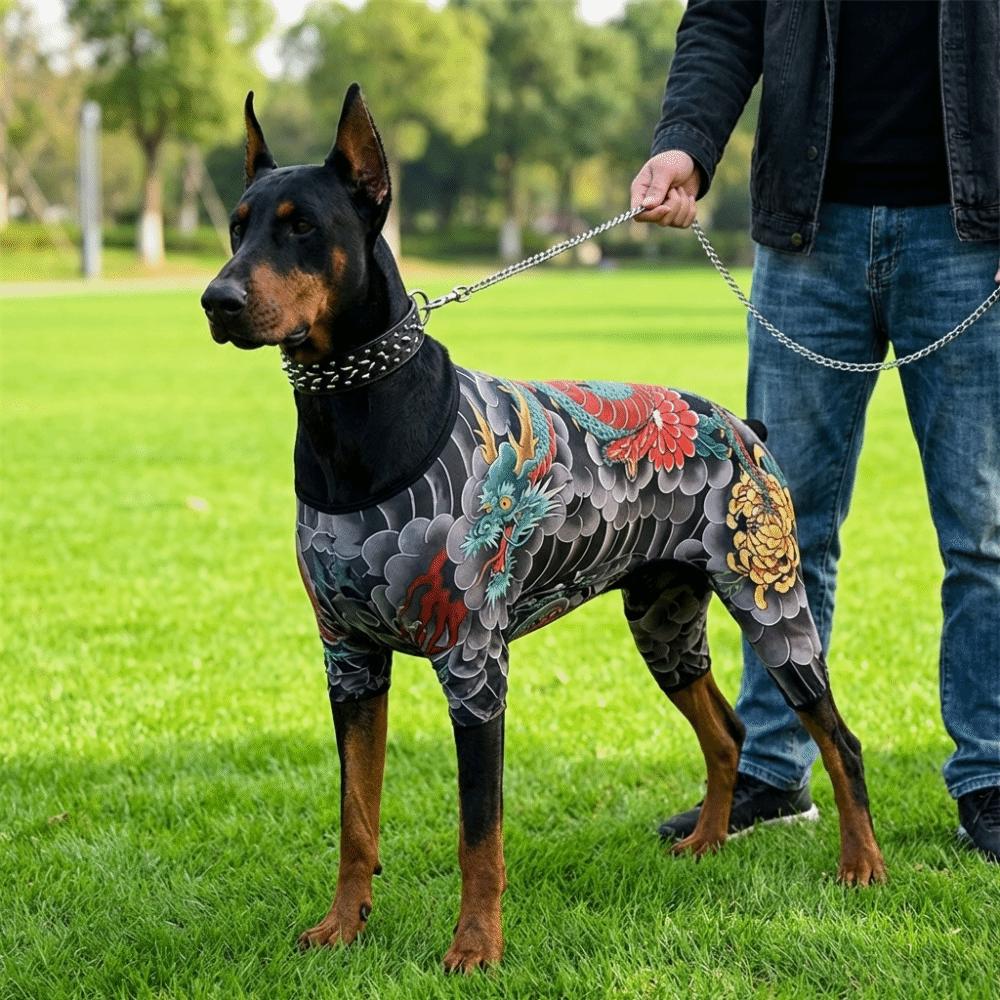 Elastic Pet Tattoo Shirt Doberman Pinscher Cat Tattoo Vest Fashion Dog Tattoo Clothes Universal S-Tattoo Cloth
Elastic Pet Tattoo Shirt Doberman Pinscher Cat Tattoo Vest Fashion Dog Tattoo Clothes Universal S-Tattoo Cloth