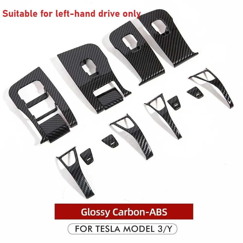 Window Lifter Switch Buttons For Tesla Model 3 Y Cover Trim Frame Sticker Carbon Fiber ABS LHDCar Interior Accessories 2017-2025
Window Lifter Switch Buttons For Tesla Model 3 Y Cover Trim Frame Sticker Carbon Fiber ABS LHDCar Interior Accessories 2017-2025