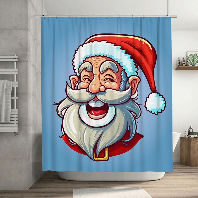 Tu Christmas Shower Curtain Santa Claus Festive Holiday Bathroom Decor Set Waterproof Holiday Decor Modern Farmhouse Xmas Gift W60H190(CM)-1 Pcs
Tu Christmas Shower Curtain Santa Claus Festive Holiday Bathroom Decor Set Waterproof Holiday Decor Modern Farmhouse Xmas Gift W60H190(CM)-1 Pcs