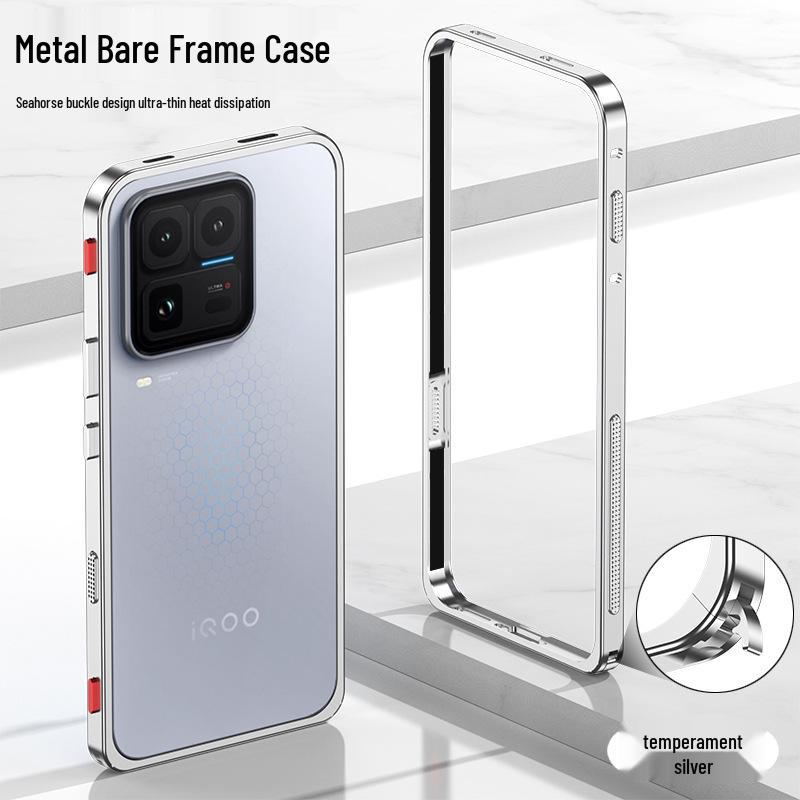 IQOO 15 Ultra Aluminum Alloy Cooling Frame Seahorse Buckle Phone Case IQOO15
IQOO 15 Ultra Aluminum Alloy Cooling Frame Seahorse Buckle Phone Case IQOO15