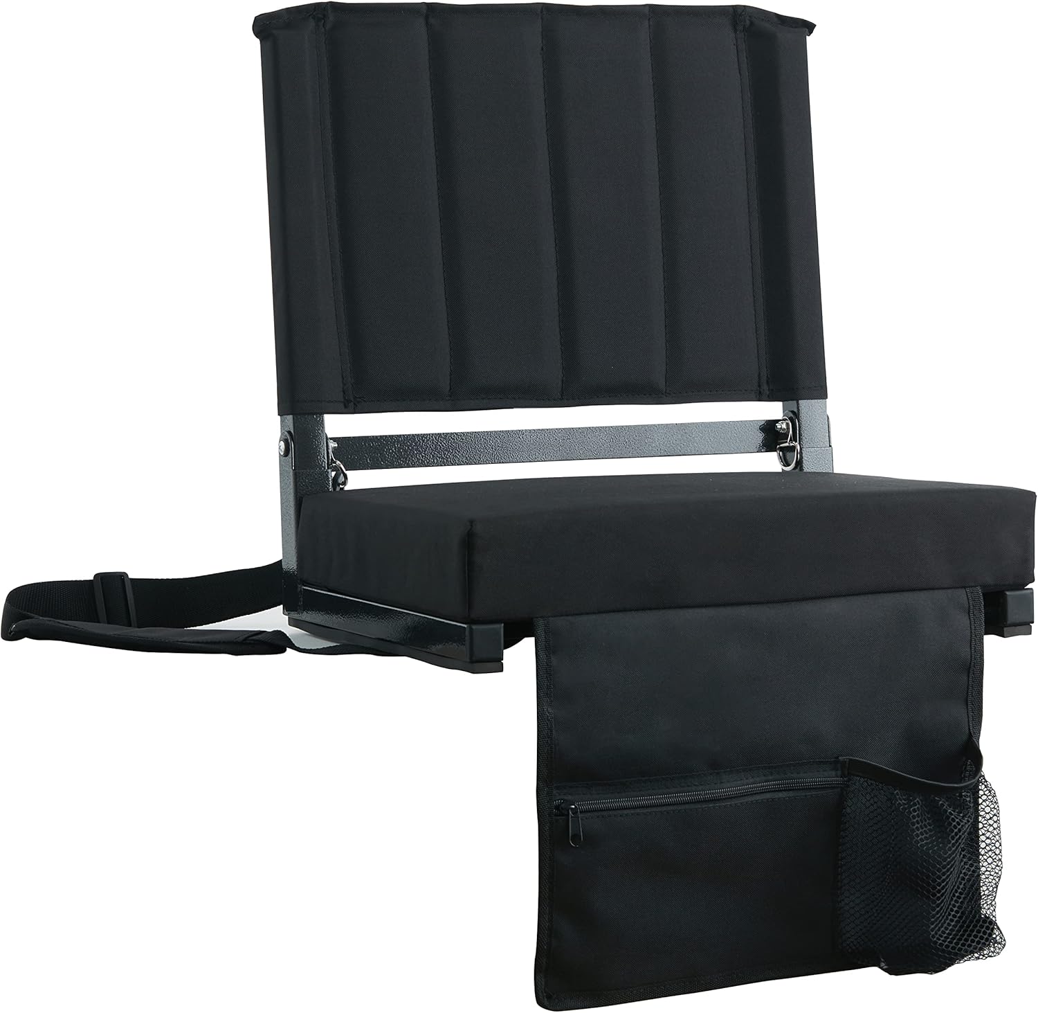 Stadium Seats with Back Support Bleacher Chairs with Back and Cushion Thick Padded Bleacher Seats Includes Shoulder Strap чорний
Stadium Seats with Back Support Bleacher Chairs with Back and Cushion Thick Padded Bleacher Seats Includes Shoulder Strap чорний