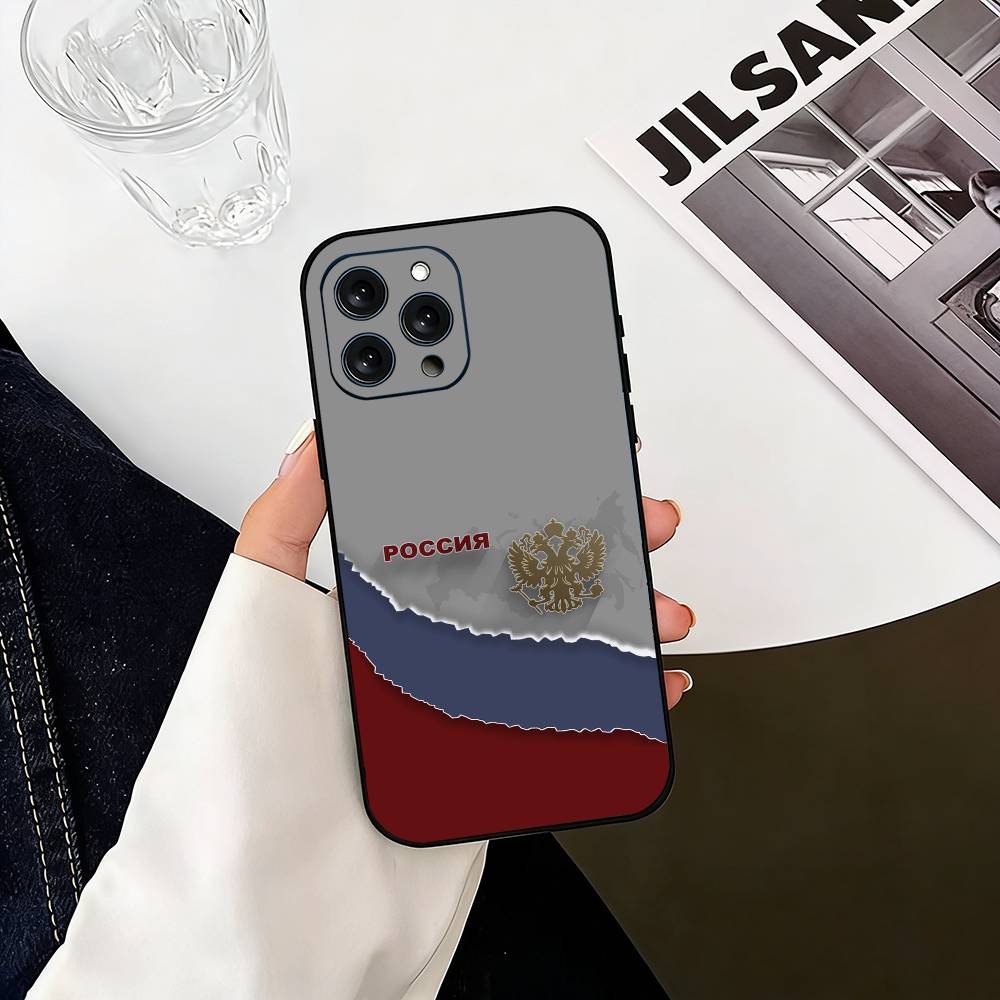 Russia F-Flag National Emblem Phone Case For iPhone 17,16,15,14,13,12,11 Plus,Pro Max,XS,Soft Silicone Black Cover iPhone16pro
Russia F-Flag National Emblem Phone Case For iPhone 17,16,15,14,13,12,11 Plus,Pro Max,XS,Soft Silicone Black Cover iPhone16pro