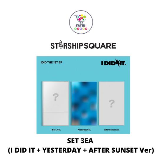 Выберите POB VER SET IDID 1-й мини-альбом Я сделал это STARSHIP SQUARE VER SET
Выберите POB VER SET IDID 1-й мини-альбом Я сделал это STARSHIP SQUARE VER SET