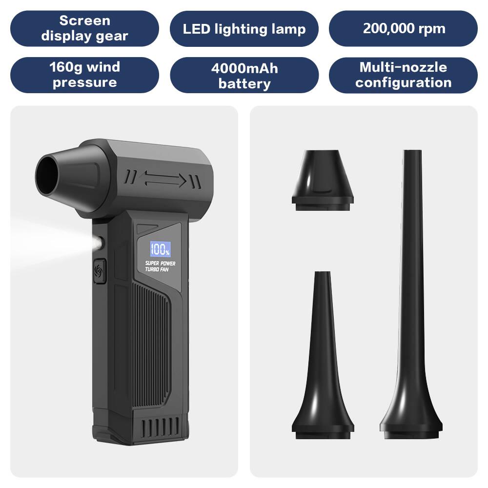 Электрический воздуходув 280000 об/мин Супермощный беспроводной воздуходув Аккумуляторный бесщеточный двигатель 4-ступенчатый регулируемый воздуходув для дома, автомобиля
Электрический воздуходув 280000 об/мин Супермощный беспроводной воздуходув Аккумуляторный бесщеточный двигатель 4-ступенчатый регулируемый воздуходув для дома, автомобиля