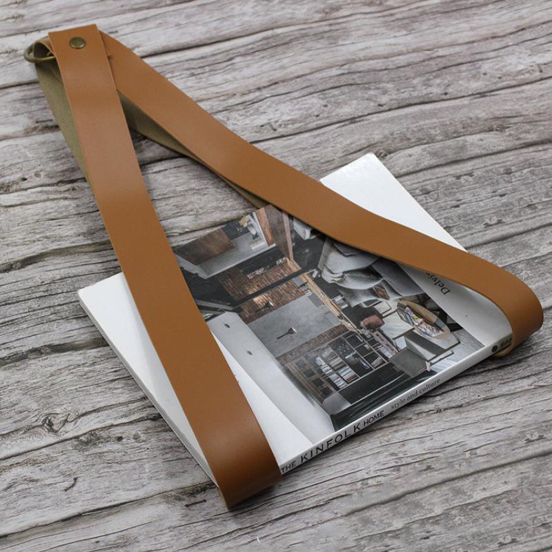 Nordic Wall-Mounted Leather Magazine and Newspaper Rack светло-коричневого
Nordic Wall-Mounted Leather Magazine and Newspaper Rack светло-коричневого