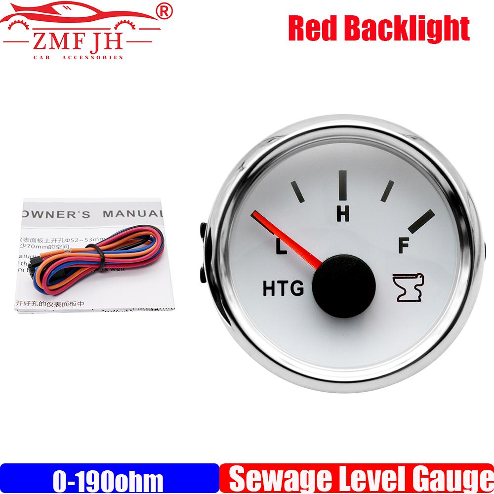 ZMFJH Red Backlight 2 52MM Holding Tank Gauge 0-190ohm,240-33ohm Waste Level Gauge Sewage Level Meter for Marine Boat Yacht HTG 0-190ohm WS
ZMFJH Red Backlight 2 52MM Holding Tank Gauge 0-190ohm,240-33ohm Waste Level Gauge Sewage Level Meter for Marine Boat Yacht HTG 0-190ohm WS