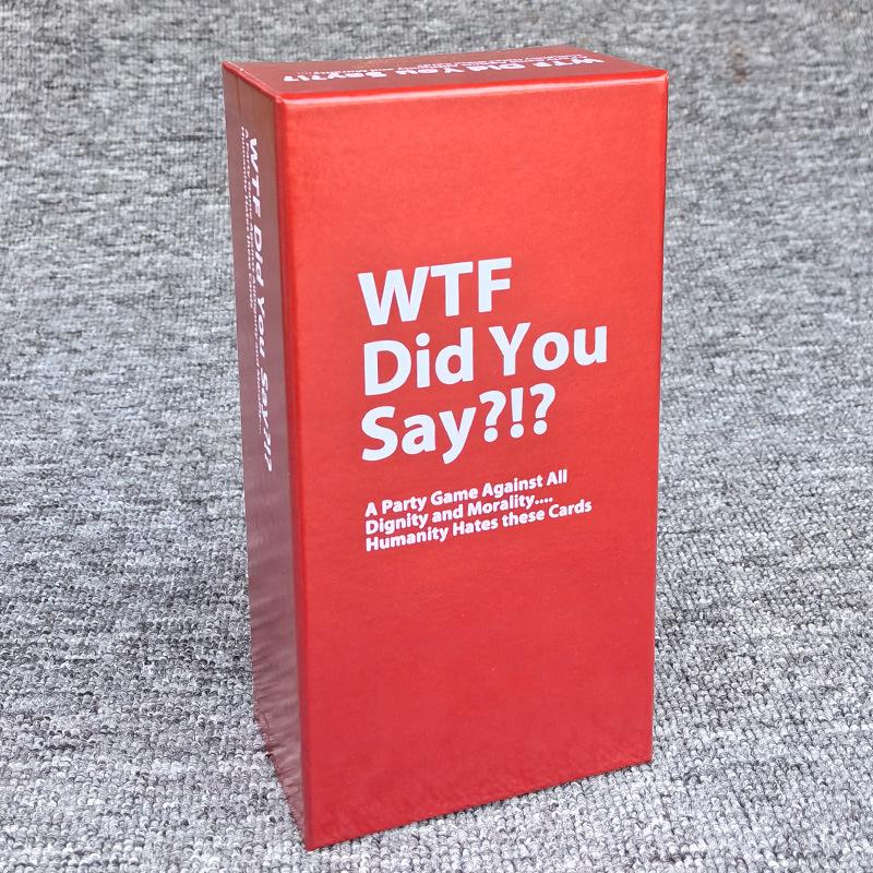 Английская версия WTF Did You Say A Party Game карточная игра повседневная настольная игра для вечеринок как
Английская версия WTF Did You Say A Party Game карточная игра повседневная настольная игра для вечеринок как
