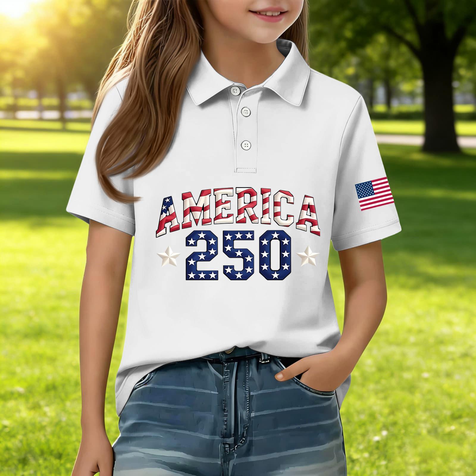 Kids Short Sleeve Polo Shirt Casual Daily Wear Button Down Collar Lightweight Comfortable Fit Soft Fabric 110
Kids Short Sleeve Polo Shirt Casual Daily Wear Button Down Collar Lightweight Comfortable Fit Soft Fabric 110