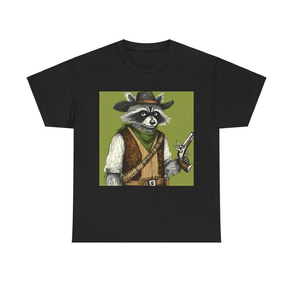 Unisex Adult T Shirt Raccoon Bandit Vintage Style Pistol Illustration XL
Unisex Adult T Shirt Raccoon Bandit Vintage Style Pistol Illustration XL