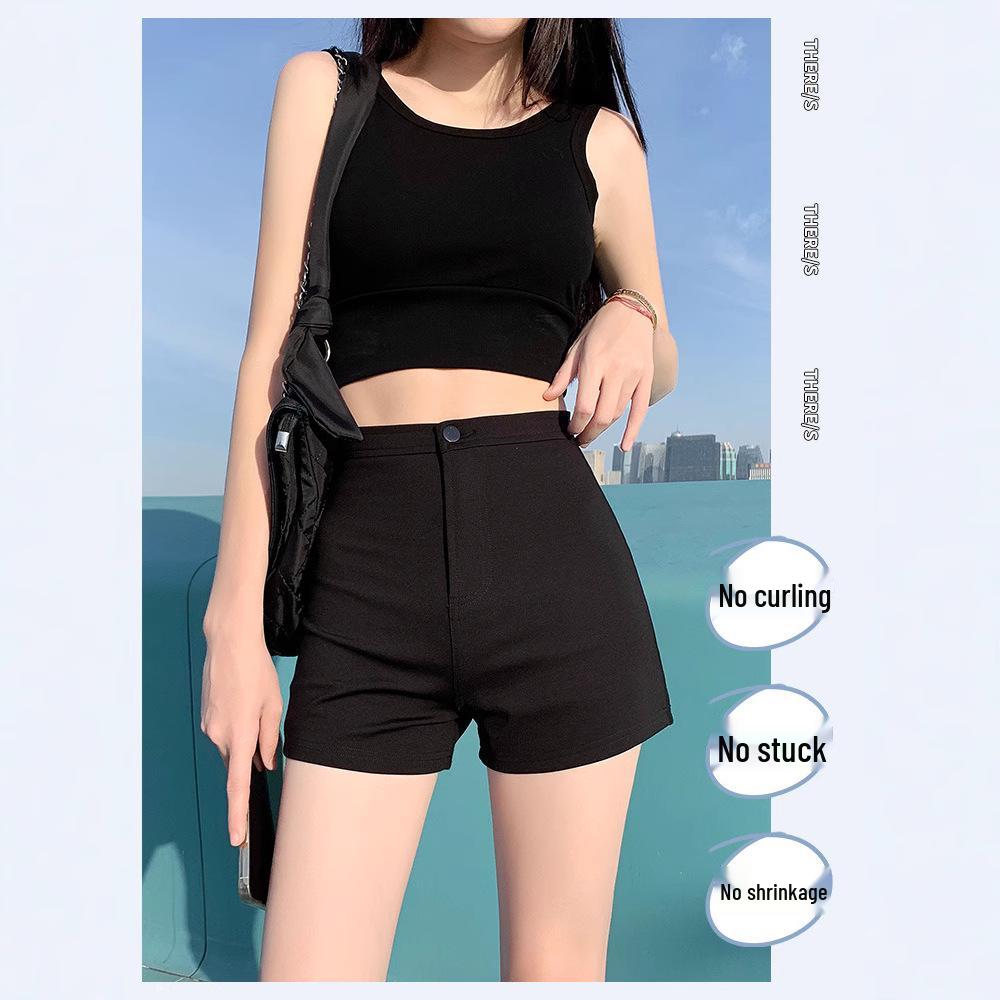 Summer 2025 High-Waisted Black Slimming Hot Pants - Women s Super Short Elastic Shorts Extra Small
Summer 2025 High-Waisted Black Slimming Hot Pants - Women s Super Short Elastic Shorts Extra Small