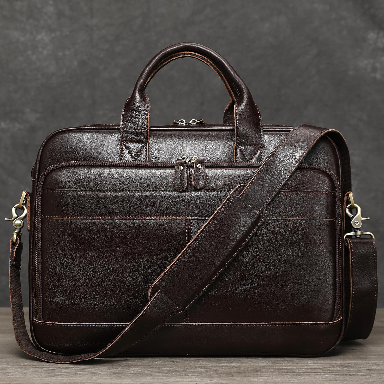Ретро официальный портфель из натуральной кожи, деловая сумка для компьютера, многофункциональная горизонтальная мужская сумка кофейный
Ретро официальный портфель из натуральной кожи, деловая сумка для компьютера, многофункциональная горизонтальная мужская сумка кофейный