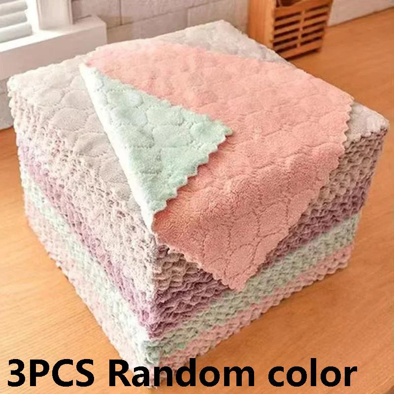 Microfiber Cleaning Towels, Double Layer Super Absorbent Coral Velvet Cleaning Cloth, Reusable, Rag Tools for Home and Kitchen
Microfiber Cleaning Towels, Double Layer Super Absorbent Coral Velvet Cleaning Cloth, Reusable, Rag Tools for Home and Kitchen