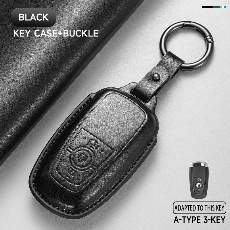 Leather Car Key Cover Case Protection Shell Keychain For Ford Fiesta Focus Fusion Mustang F-150 Mondeo Ecosport Kuga Edge Escape
Leather Car Key Cover Case Protection Shell Keychain For Ford Fiesta Focus Fusion Mustang F-150 Mondeo Ecosport Kuga Edge Escape