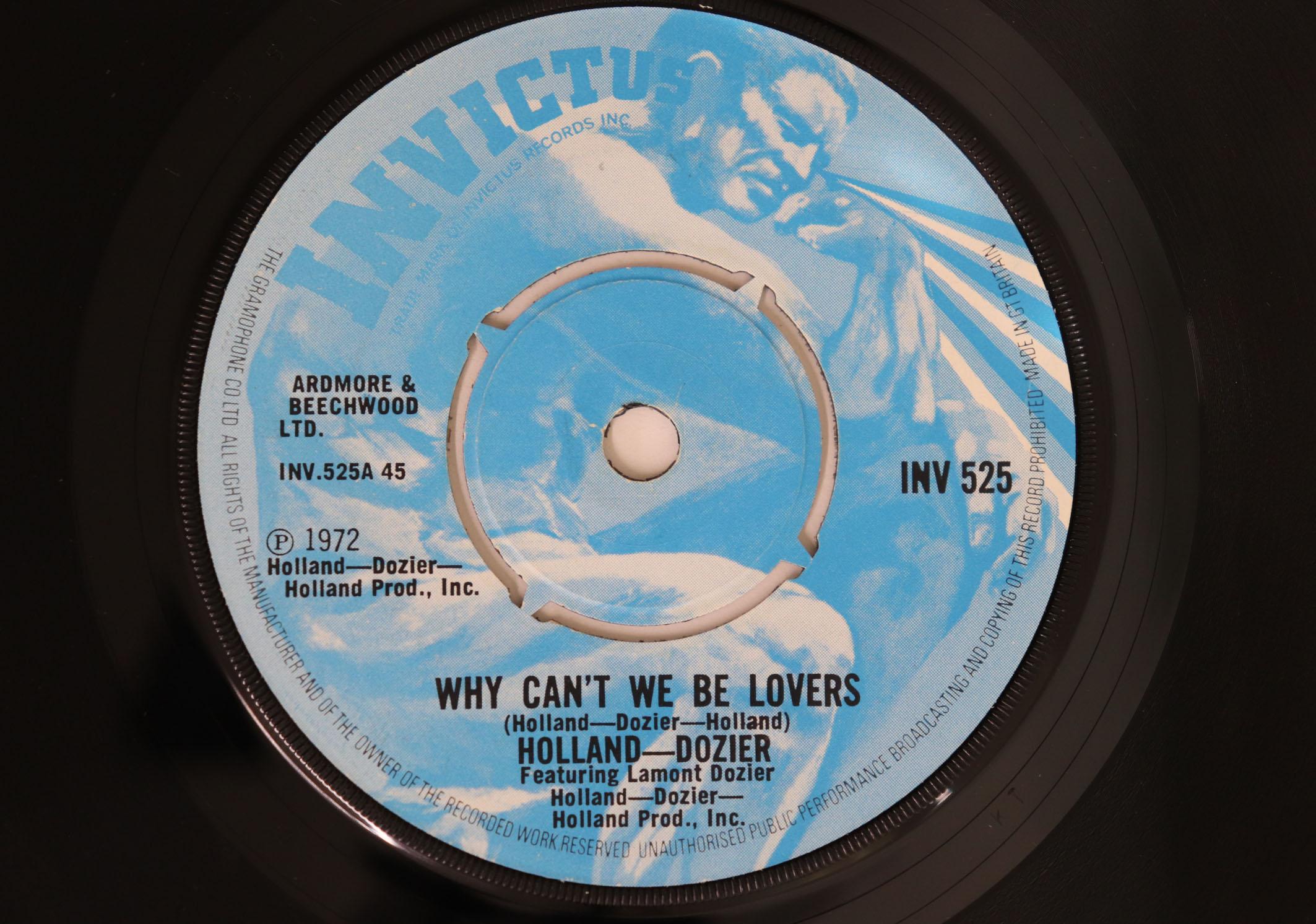 7inch Record HOLLAND DOZIER LAMONT DOZIER Why Cant We Be Lovers Dont Leav INV525 INVICTUS 1972 UK SoulFunk Used
7inch Record HOLLAND DOZIER LAMONT DOZIER Why Cant We Be Lovers Dont Leav INV525 INVICTUS 1972 UK SoulFunk Used