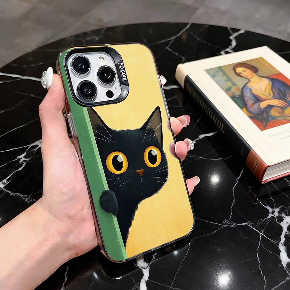 Cute Cartoon Cat & Duck Aesthetic Phone Case For iPhone 17,16,15,14,13,12,11 Plus,Pro Max,XS,Colored Silver Plated Inside Cover iPhone17PRO
Cute Cartoon Cat & Duck Aesthetic Phone Case For iPhone 17,16,15,14,13,12,11 Plus,Pro Max,XS,Colored Silver Plated Inside Cover iPhone17PRO