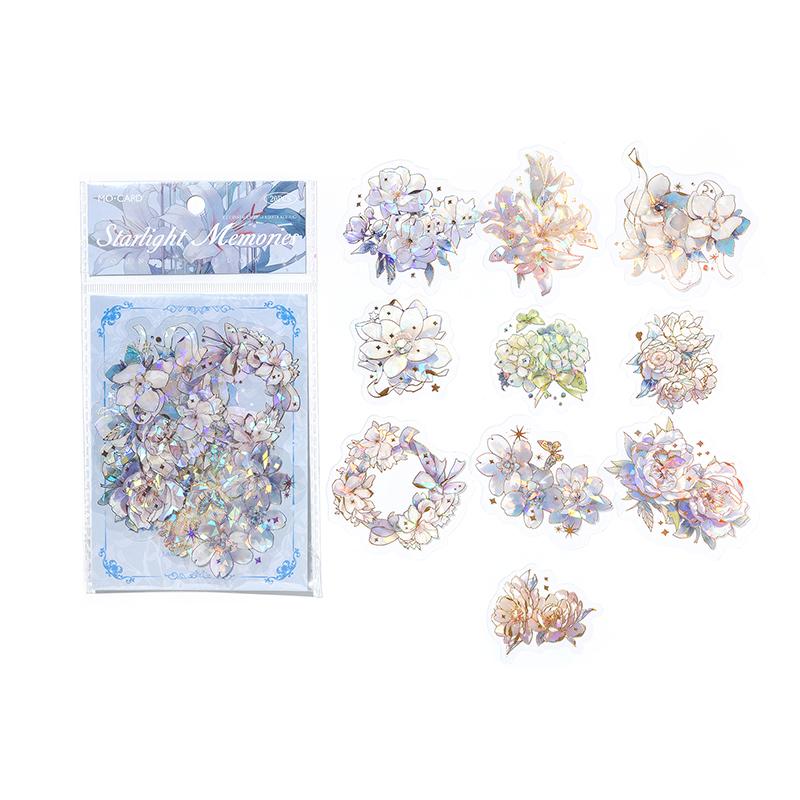 20 pcs PET Laser gilding Stickers pack Plant Flowers Decorative Stick Labels handmade DIY Junk Journal Supplies
20 pcs PET Laser gilding Stickers pack Plant Flowers Decorative Stick Labels handmade DIY Junk Journal Supplies