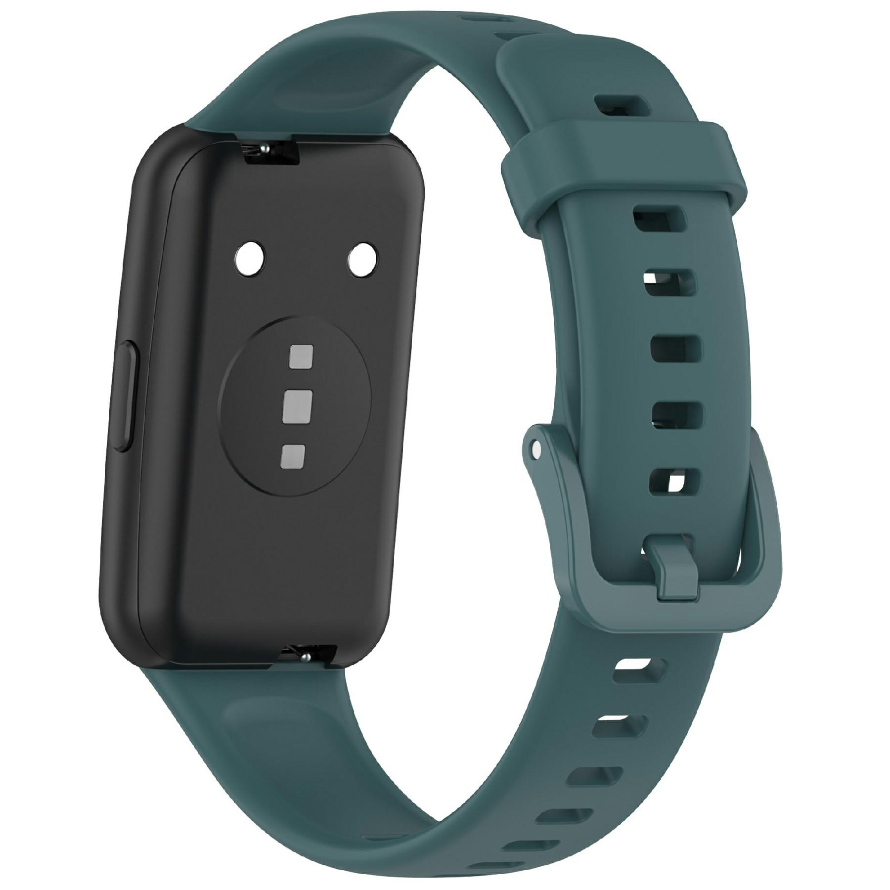 For Huawei Band 7 Silicone Watch Band Solid Color Replacement Strap Dark Green
For Huawei Band 7 Silicone Watch Band Solid Color Replacement Strap Dark Green